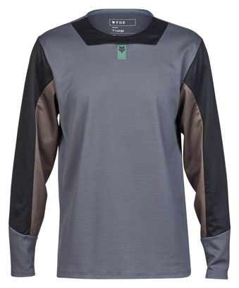 Maillot Manches Longues Fox Defend Enfant Gris