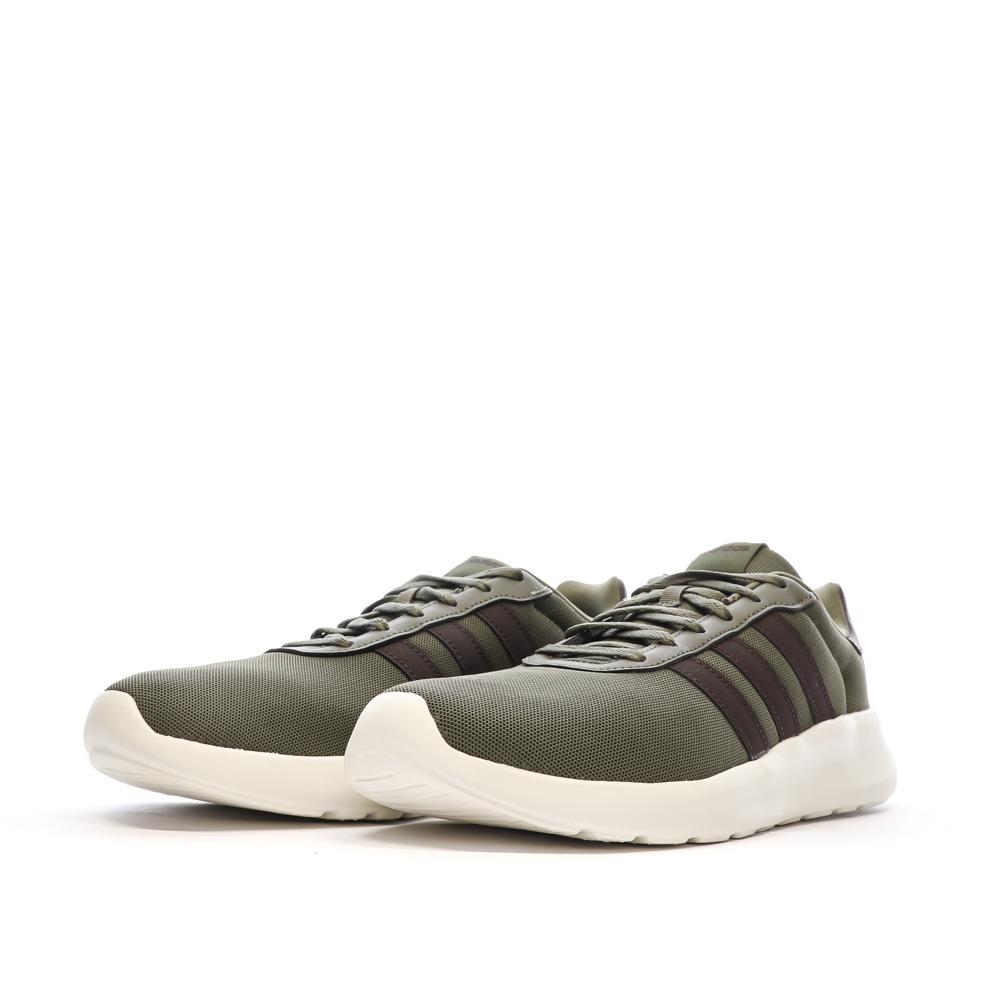 Adidas Baskets Kakis Homme Adidas Lite Racer 3.0