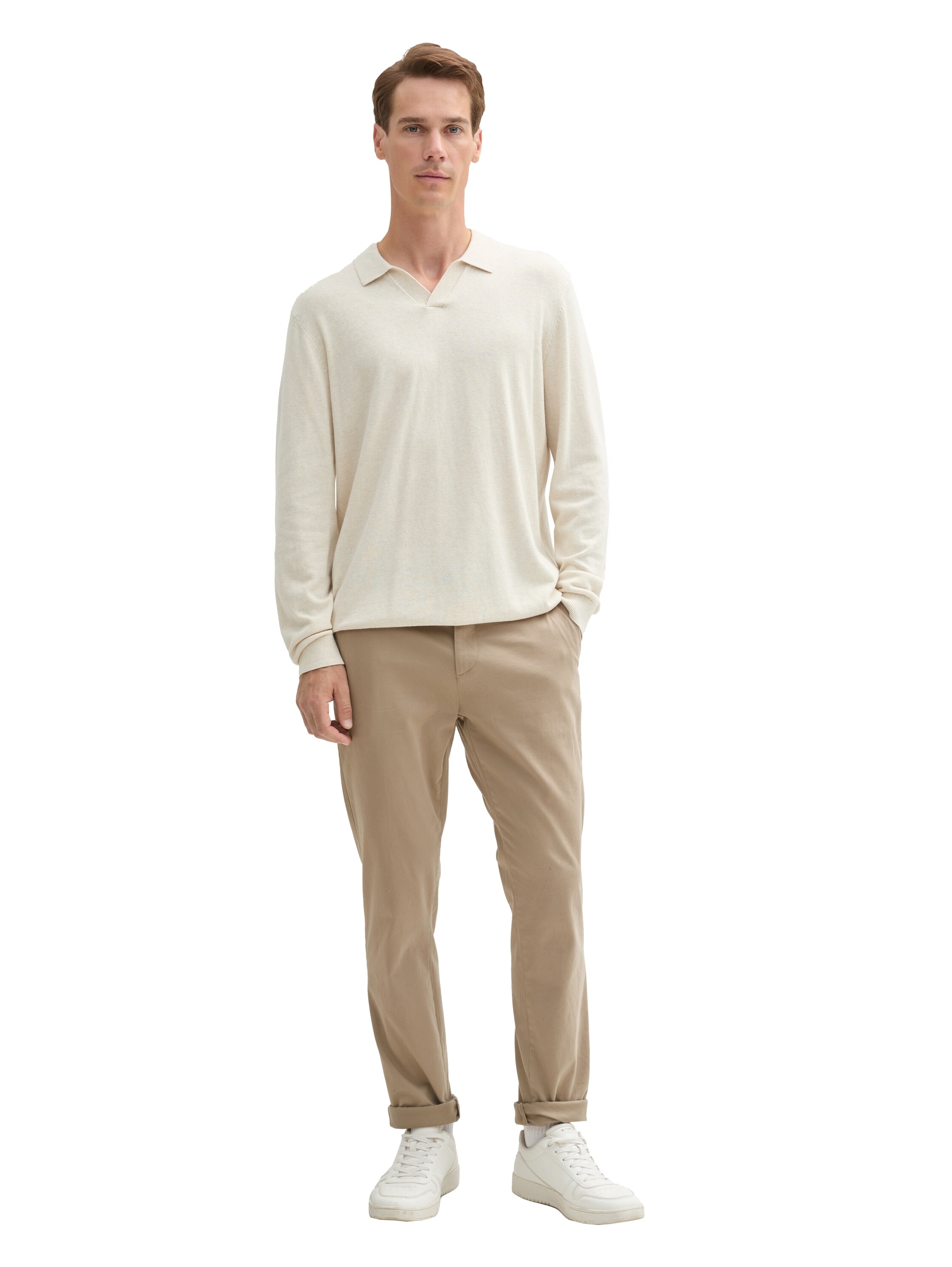 TOM TAILOR Chinohose »TRAVIS«  mit Gürtel