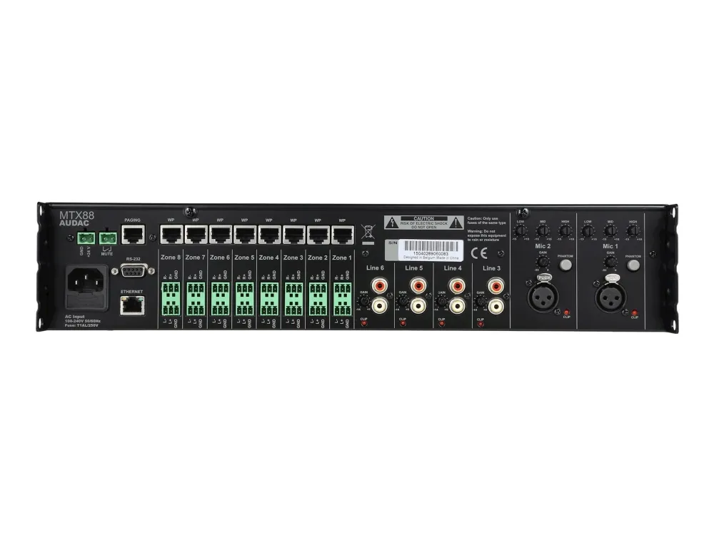 Audac MTX88 - Matriceprocessor