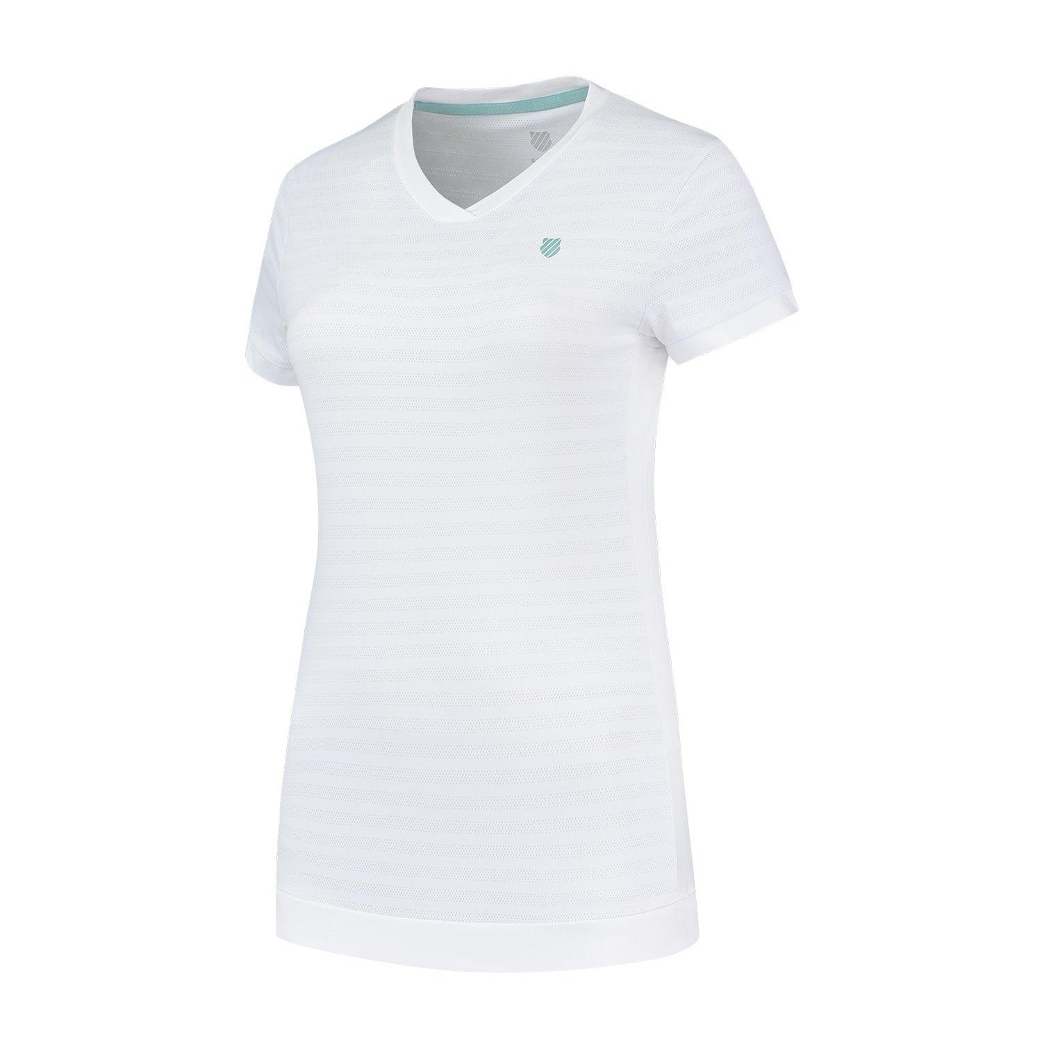K Swiss KS Hypercourt V Neck T Shirt Womens