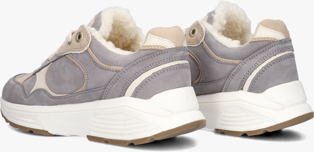 grijze xsensible lage sneakers combi met g sneaker