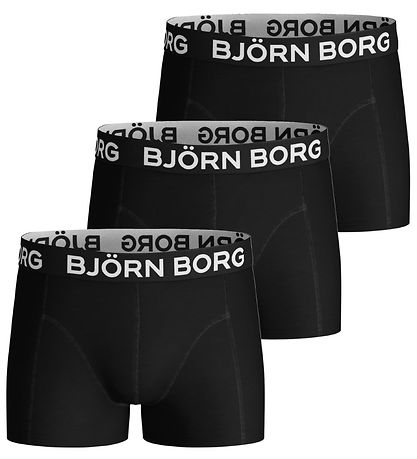 Bj?rn Borg Boxershorts - 3-pak - Sort