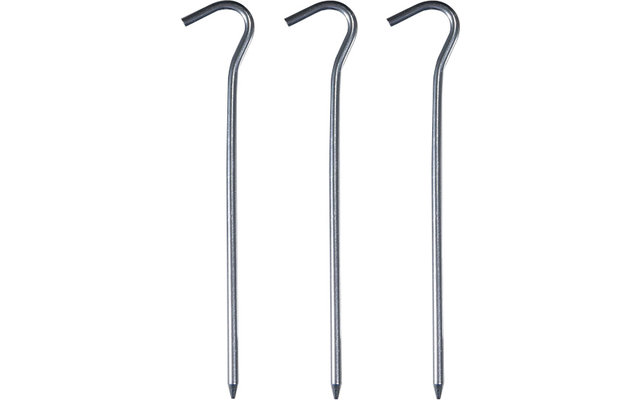 Bent Alu Erdnagel (3 Stück)