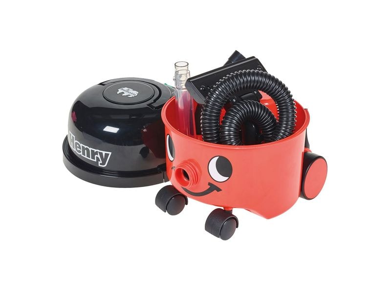 Casdon Spiel-Haushaltsgerät Staubsauger Henry Batteriebetriebener Kinderstaubsauger mit Saugfunktion