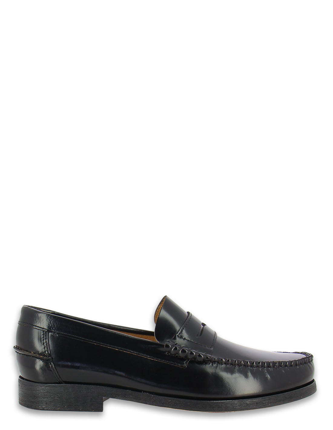 hylton mocassin homme 81960-01 cuir noir