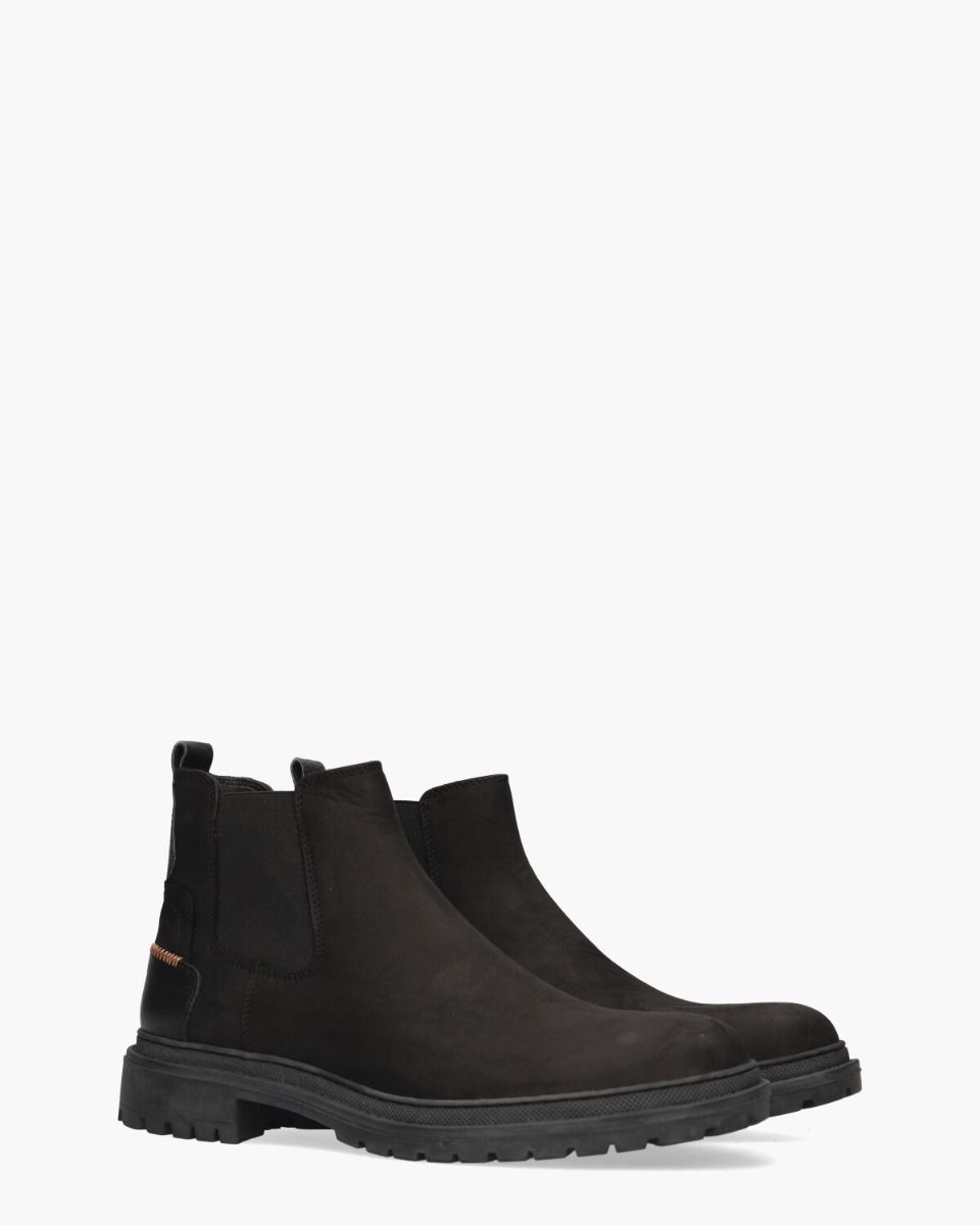 Daniel Kenneth Utto Zwart Heren Chelseaboots