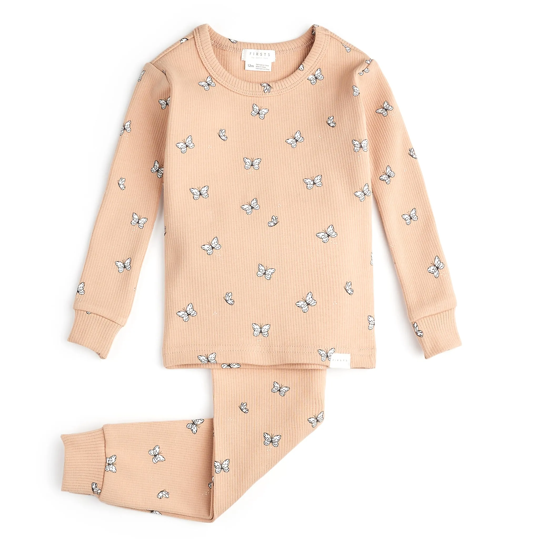 Firsts par Petit Lem Pyjama 2 Pièces Papillon Tulipe12-24mois