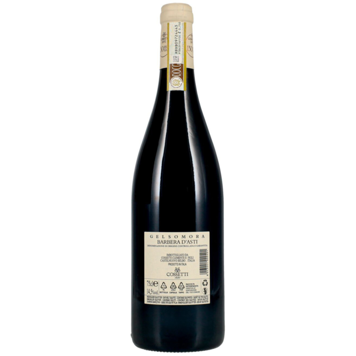 Barbera d'Asti DOCG Gelsomora Cossetti -75cl
