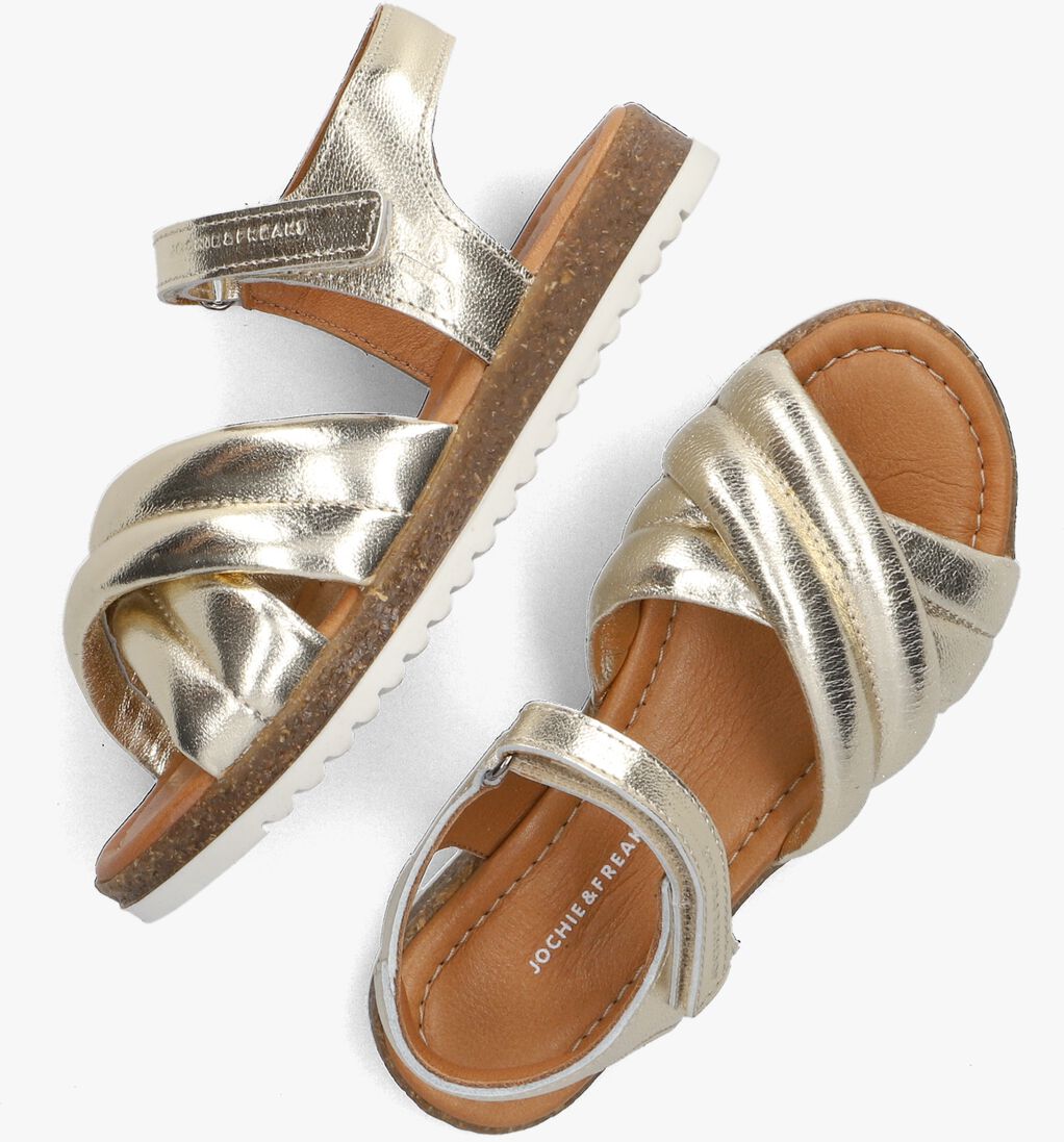 JOCHIE & FREAKS gouden jochie & freaks sandalen blossom