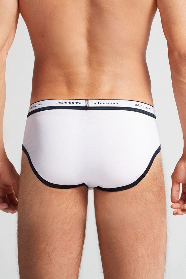 Cueca Supima® Natural Fresh Cotton com logotipo