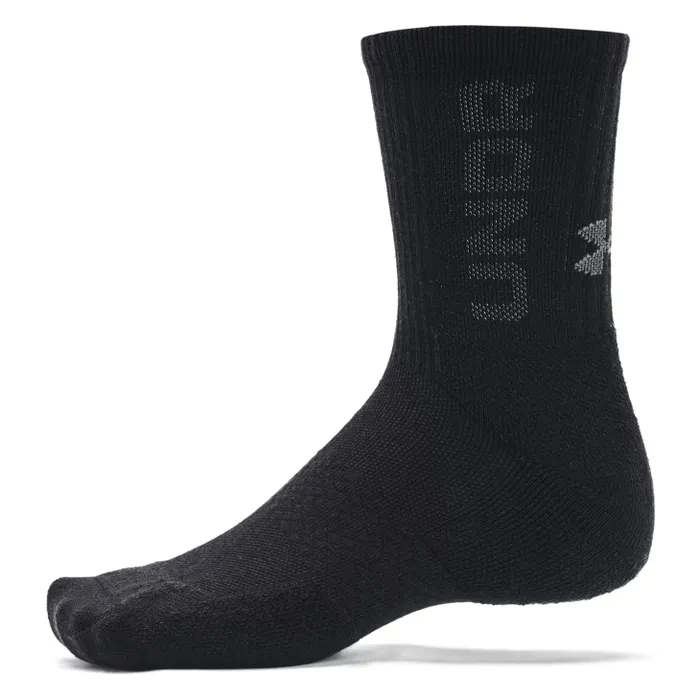 Under Armour 3-Maker Mid Crew Sokken Senior (3-pack)