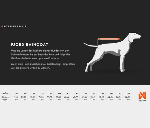 Non-stop dogwear Hunde-Regenmantel Fjord
