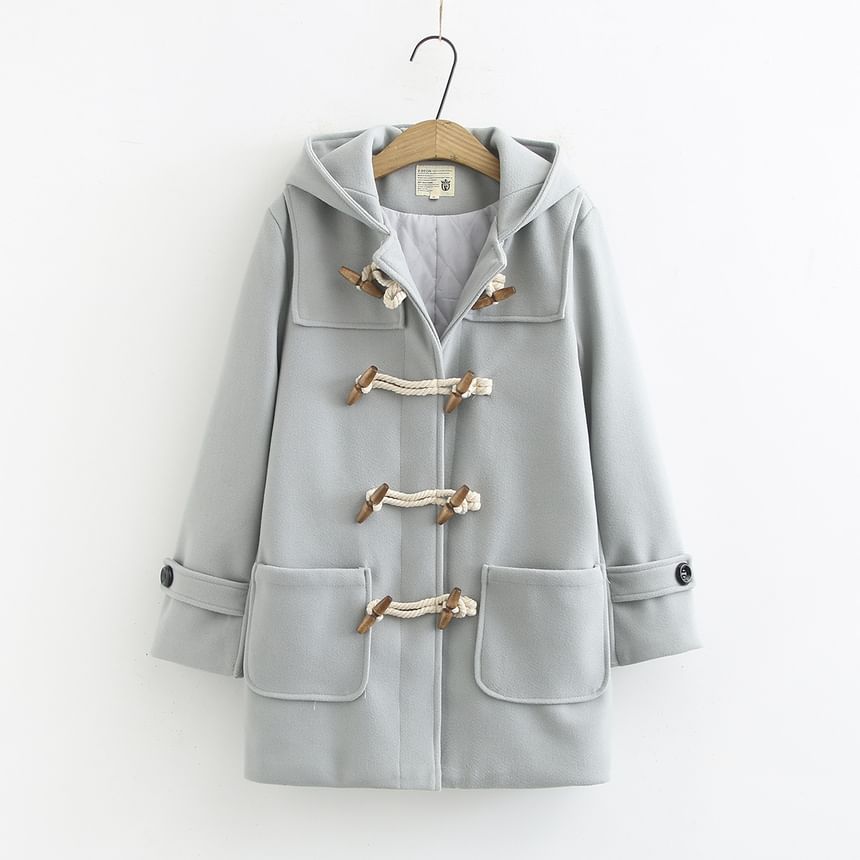 Suzette - Duffelcoat met capuchon en knopen