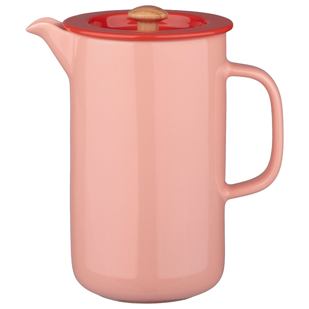Oiva presskanne 9 dl, rød/rosa