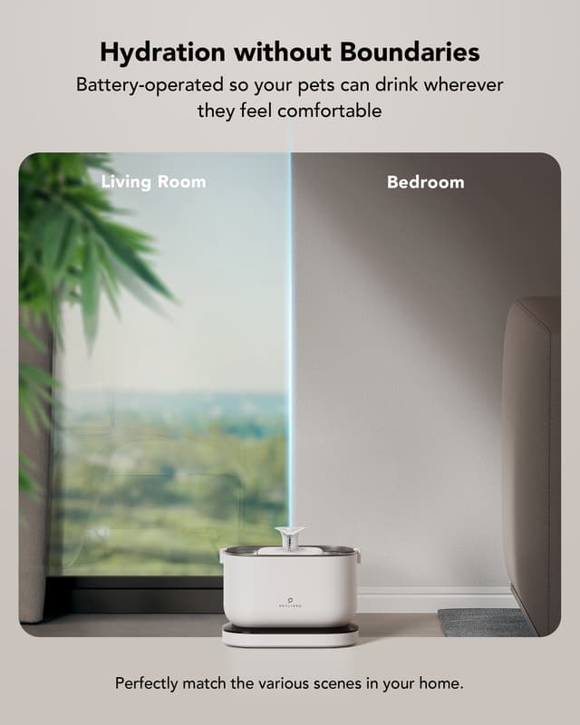Petlibro Dockstream batteridrevet Pet vandfontæne