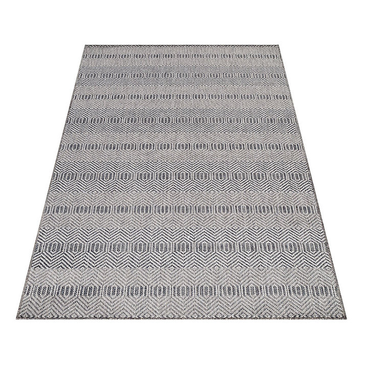 Jute buitenkleed - Aruba Melange Grijs