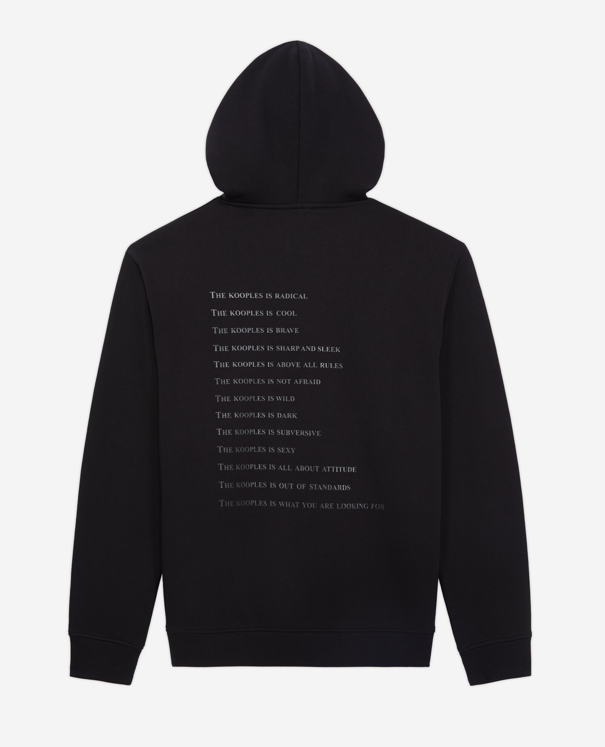 Sweatshirt à capuche What is noir