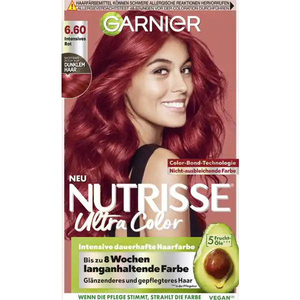 Farbsensation Dauerhafte Haarfarbe Coloration 6.60 Intensives Rot