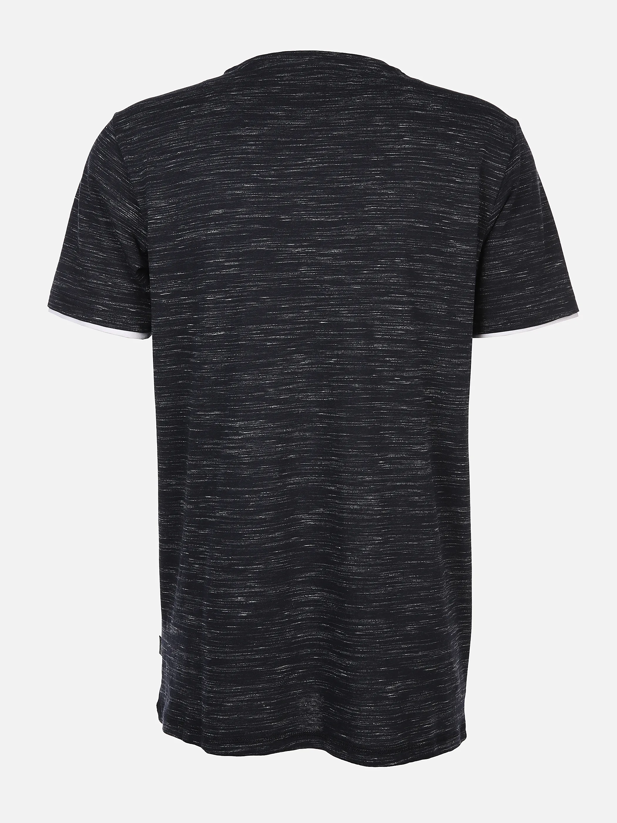 Herren Henleyshirt in 2in1 Optik