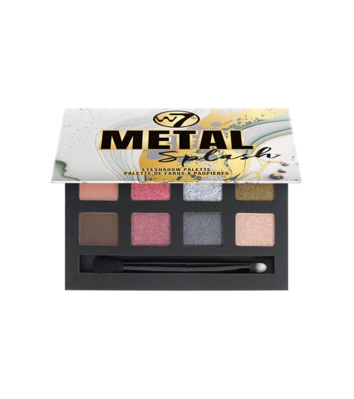 W7 - Paleta de sombras - Metal Splash