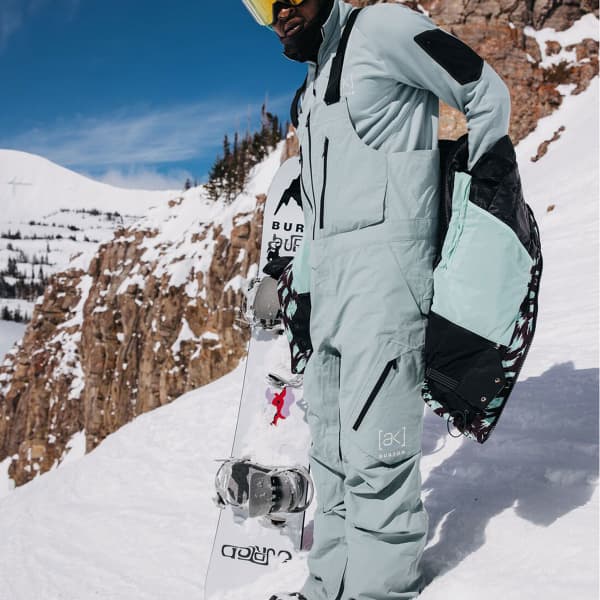 Pantalon snowboard BURTON M AK GORE CYCLIC BIB PETROL GREEN