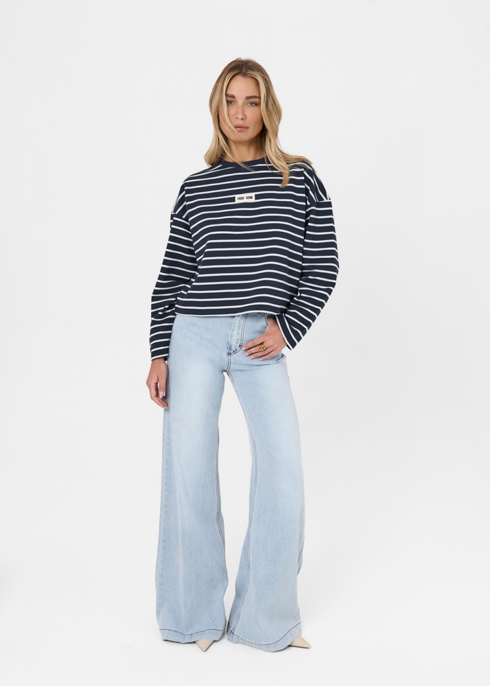 Friday Denim longsleeve tee navy