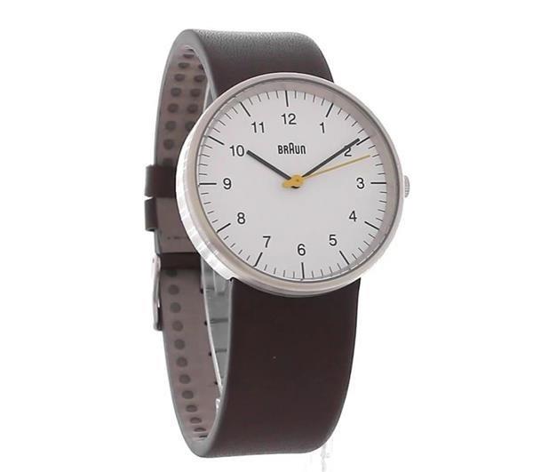 Braun Mens Braun Classic Brown White Watch BN0021WHBRG