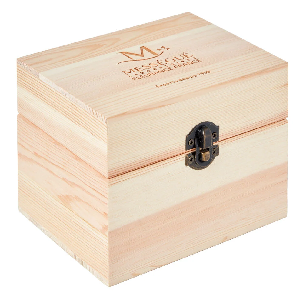 Boîte de rangment pour huiles essentielles bois naturel