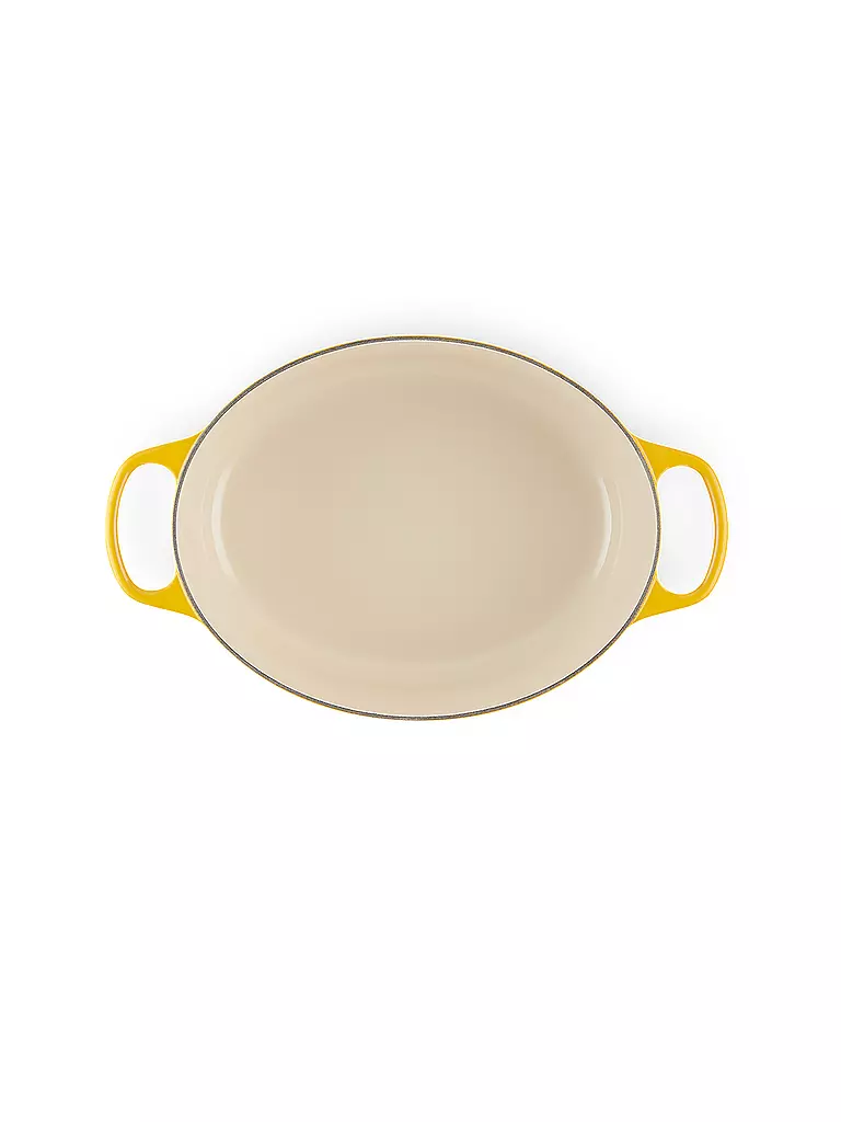LE CREUSET Bräter oval SIGNATURE 31cm Nectar gelb