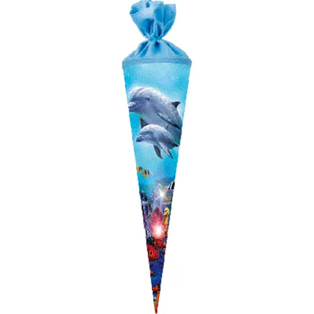 Nestler Schultüte Delfinfamilie, 70 cm