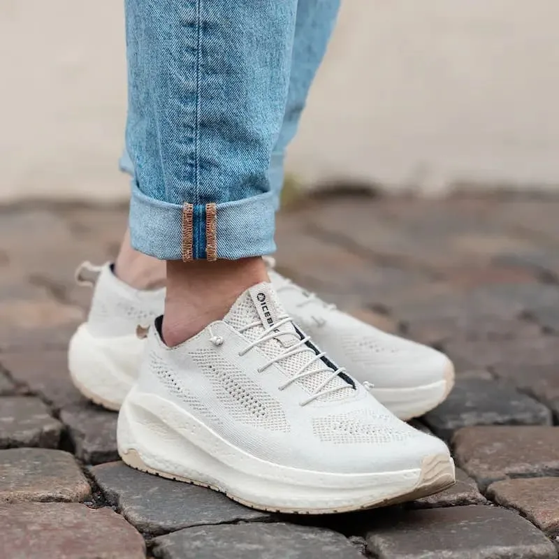 Icebug Unisex Aura ReWool Biosole White Sand