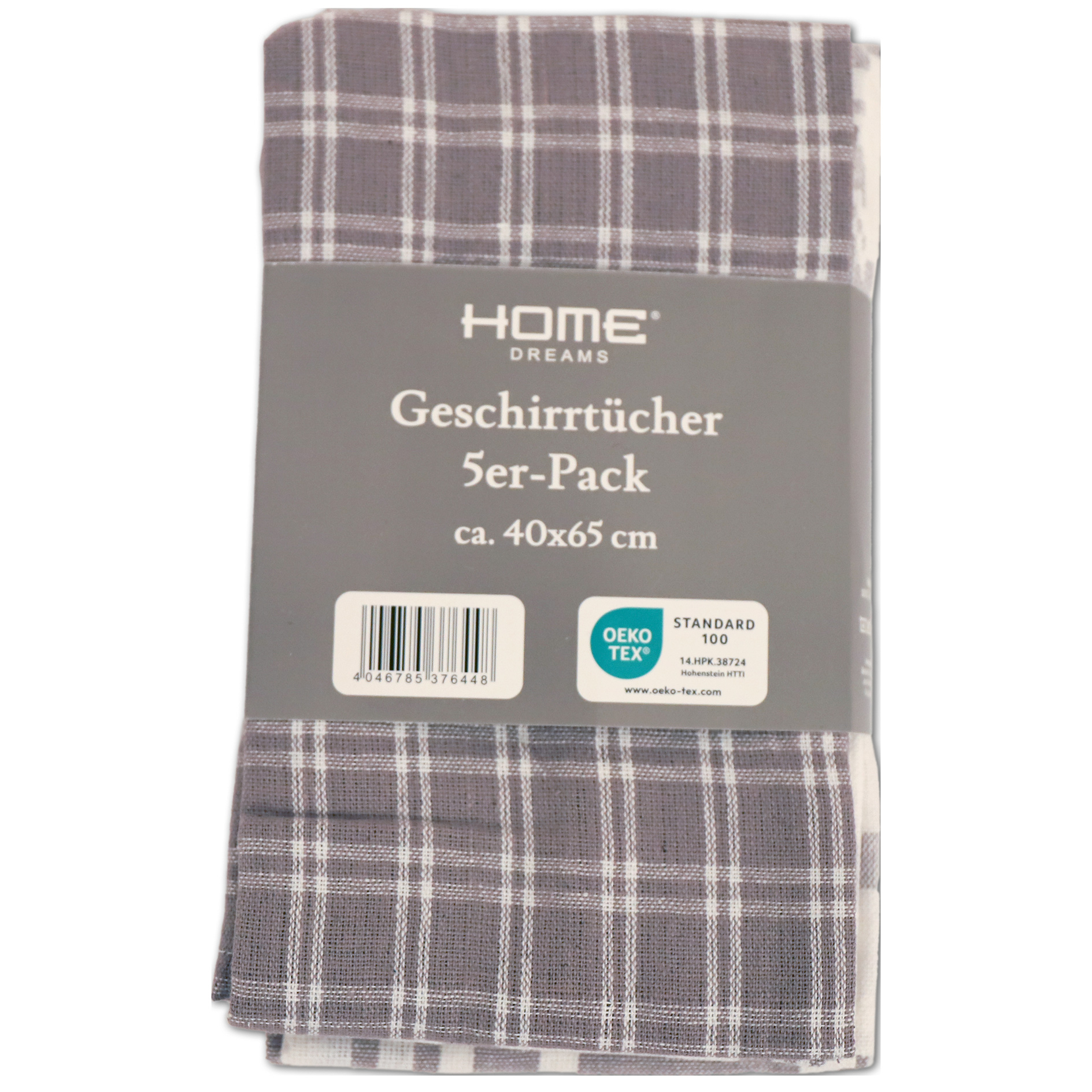5er-Pack Geschirrtücher - sortierte Farben