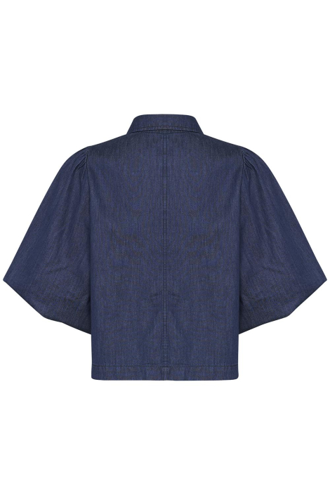 Culture blauwe dames blouse