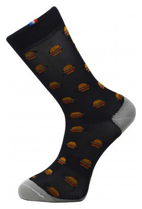 Chaussettes Rafal Funny Burger Noir