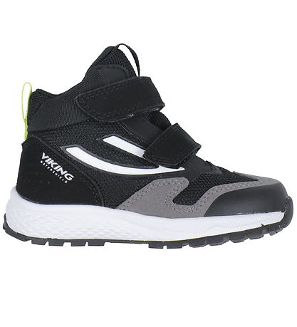 Viking Stiefel - Century Mid WP - Black/Limette