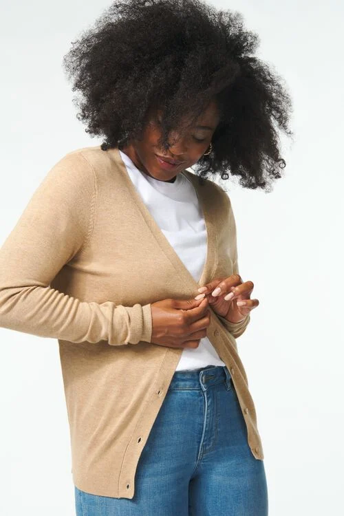 gilet femme Lexi camel