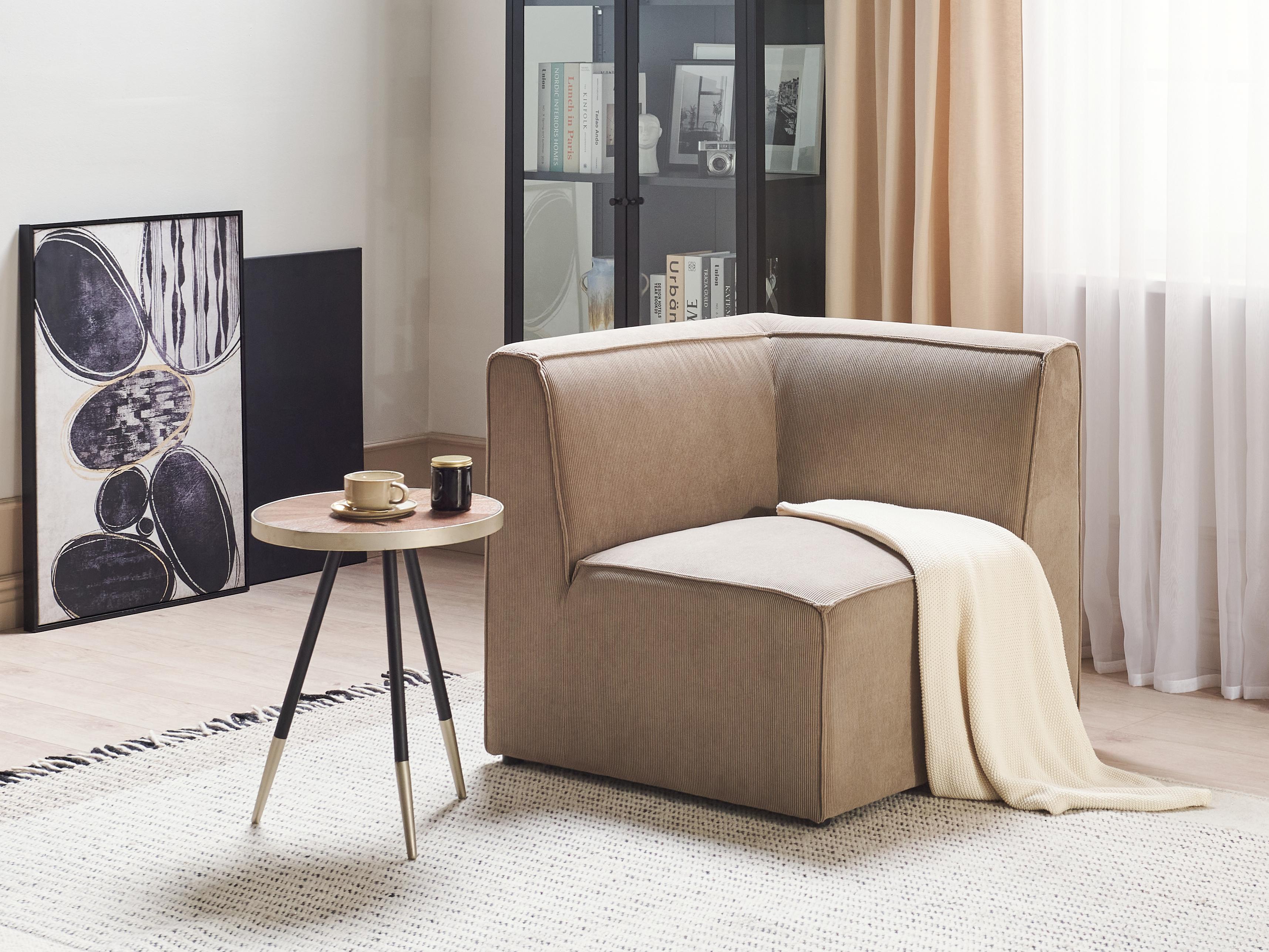 Hoekmodule LEMVIG Corduroy Taupe