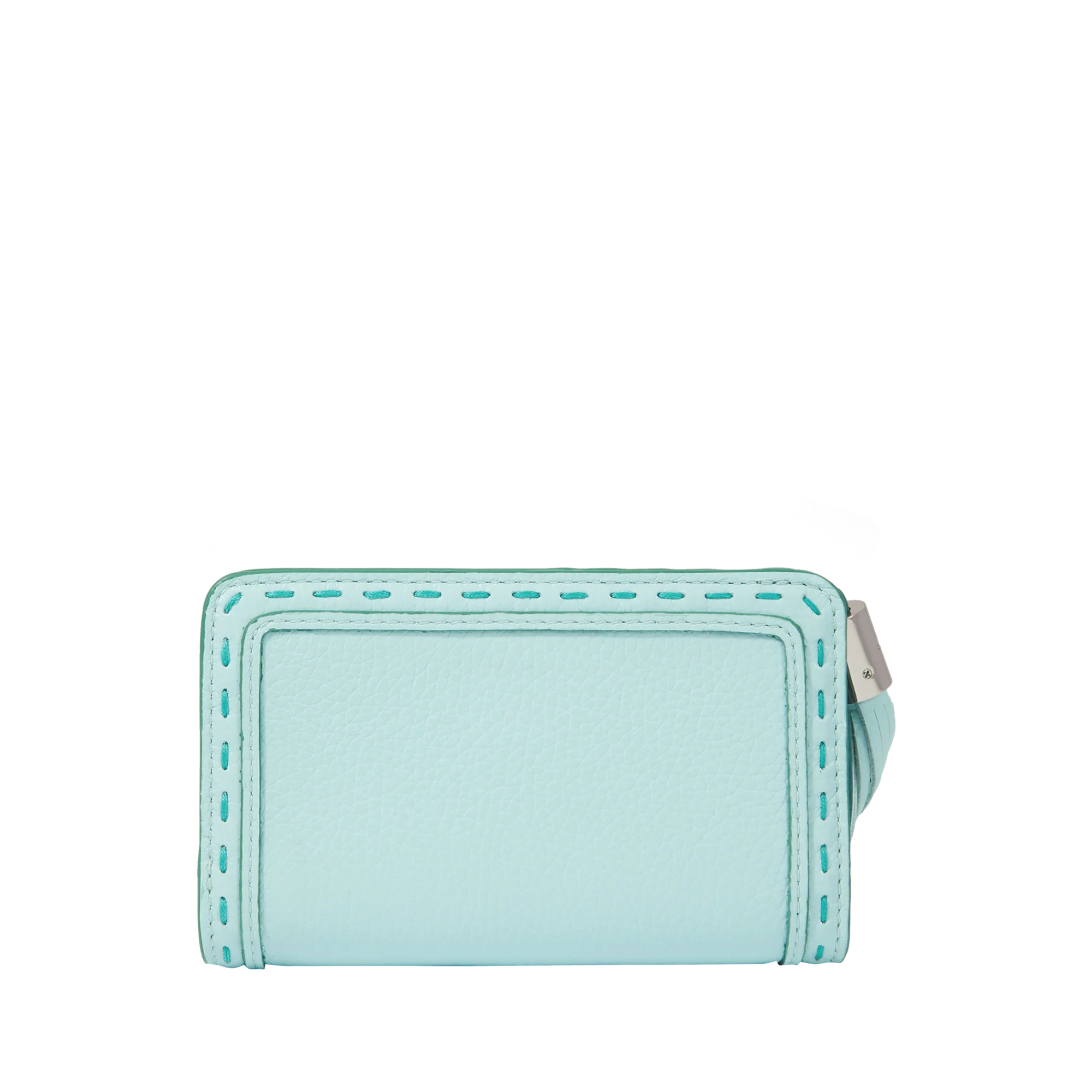 Zipped rectangular compact wallet Premier Flirt de Lancel-Menthe/Emeraude