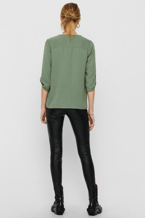 Jacqueline de Yong groene dames blouse