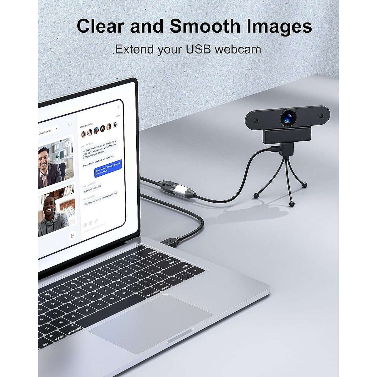 NÖRDIC USB 3.0 type A skjøtekabel 1m