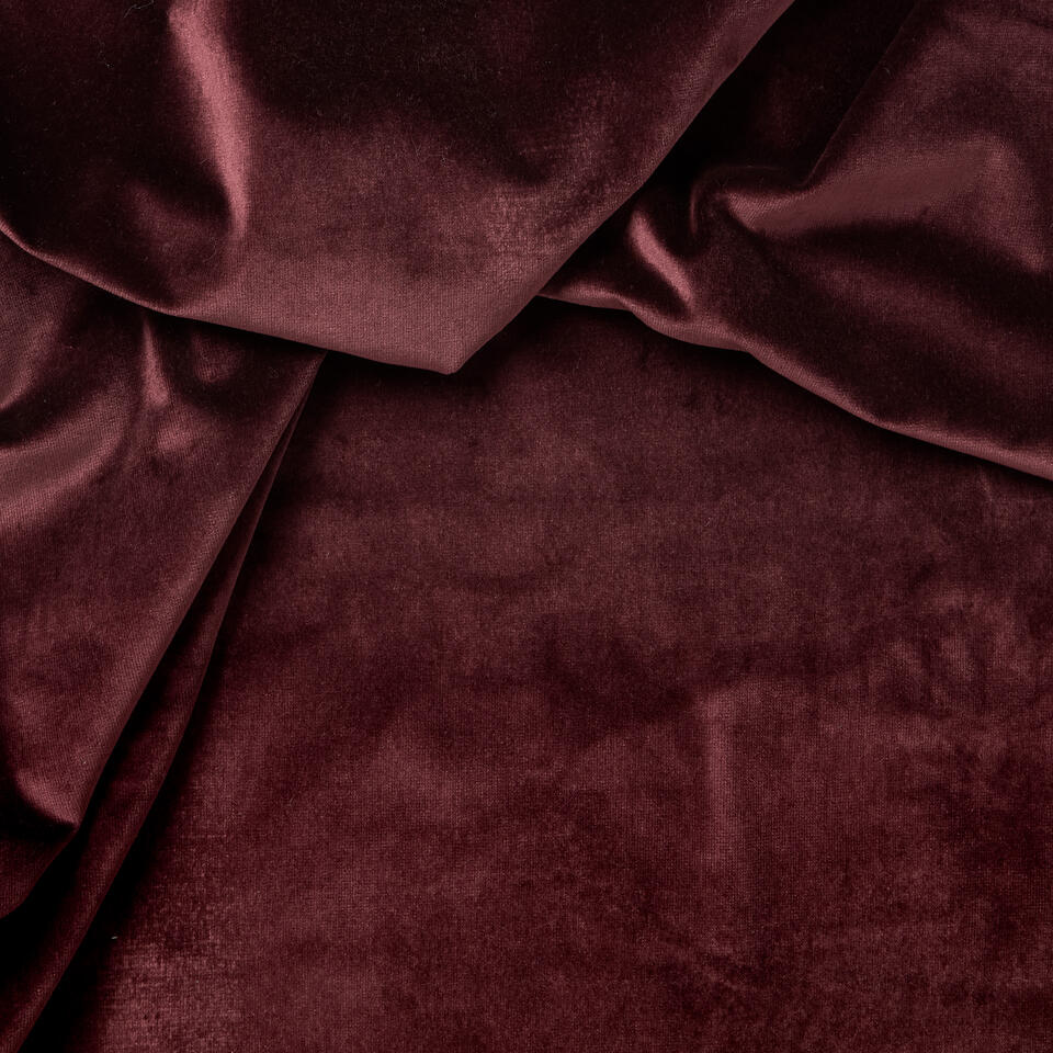 Gordijn Velours Romeo Bordeaux