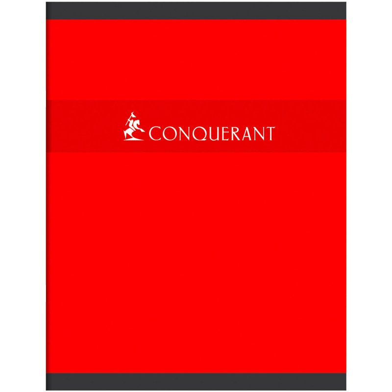 Cahier piqué Conquérant Sept 17 x 22 cm grands carreaux 96 pages
