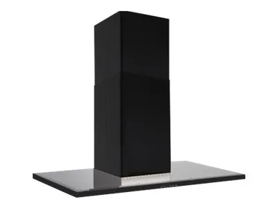 SILVERLINE Nordic Dark SL 3122-80 SR - Hætte - skorsten flad - udtrækning og recirkulation (-) - sort