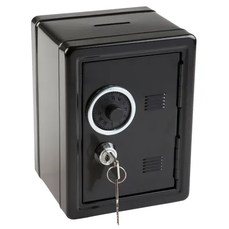 Idena Spartresor Metall 12x10,5x16cm, 4-fach sortiert