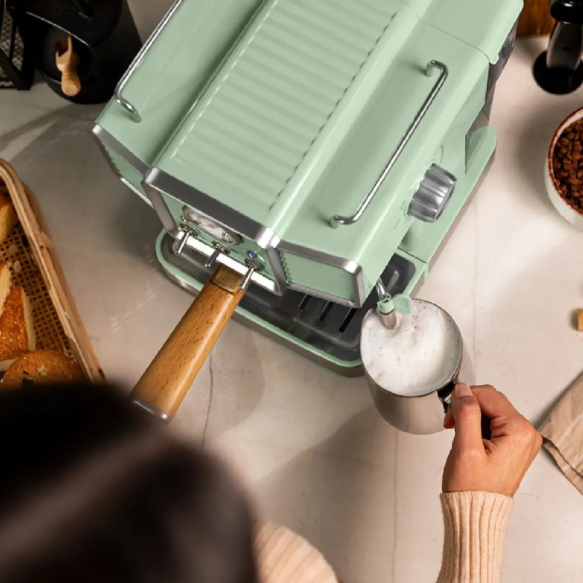 Cecotec Power Espresso 20 Tradizionale Light Green