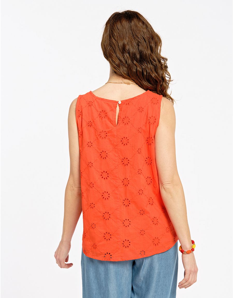 Top broderie anglaise