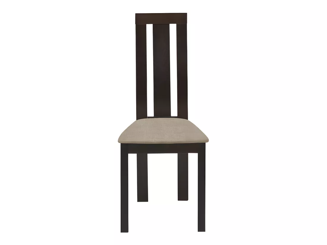 Lot de 4 chaises DOMINGO - Hêtre massif wengé