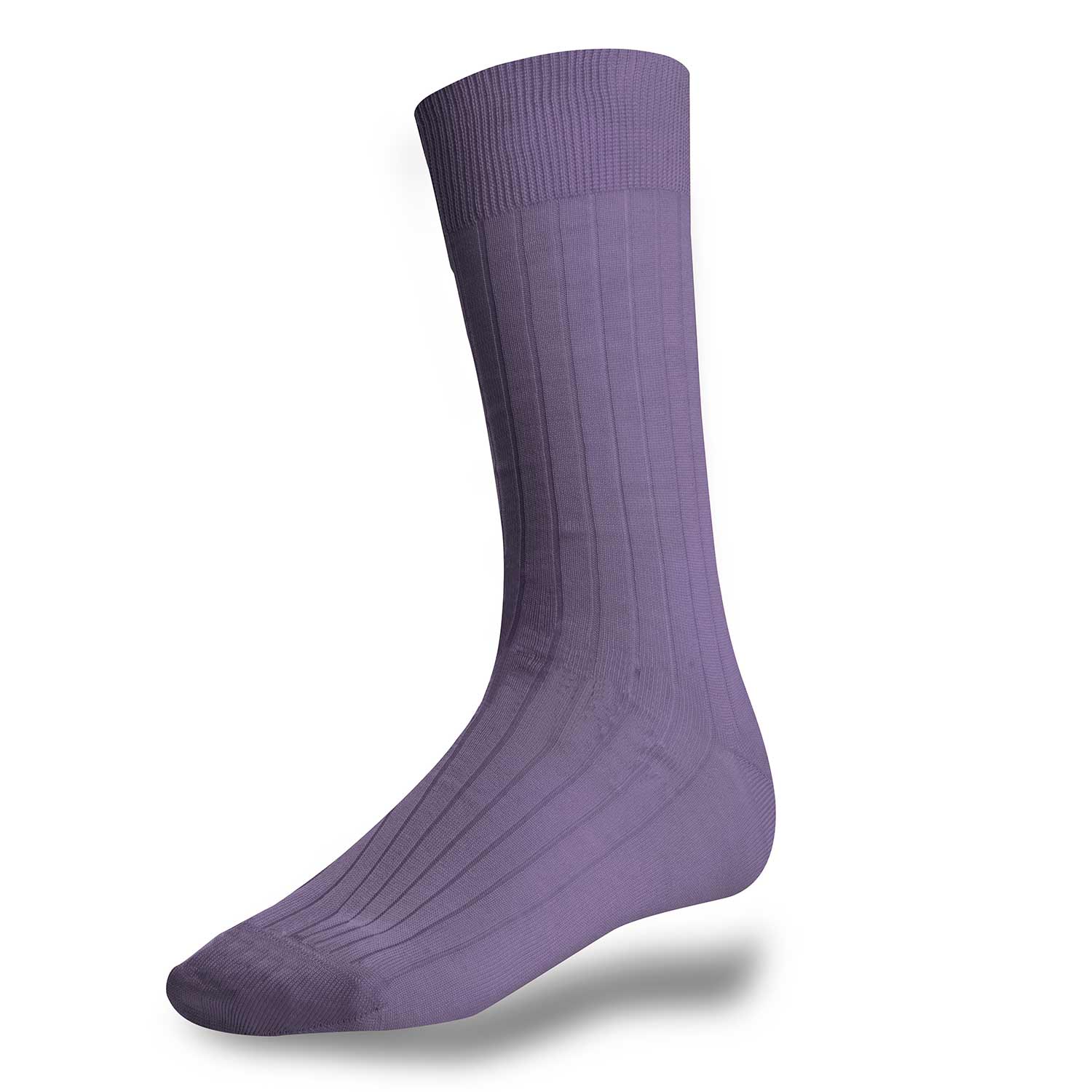 Chaussettes parme en coton fil d'Ecosse