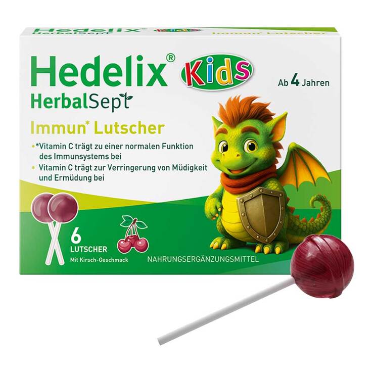 Hedelix Herbalsept Immun Lutscher Kids, 6 St